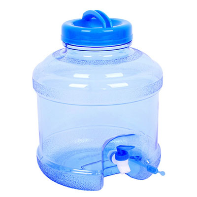 Wide Mouth 3 Gallon PC Water Container With Tap