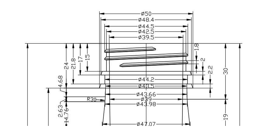 45mm Screw Neck PET Preform