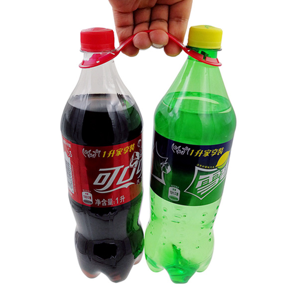 2-Pack PET Bottles Bridged Carry Handle