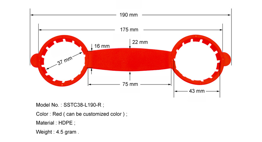 Plastic Bridge Lifting Handle