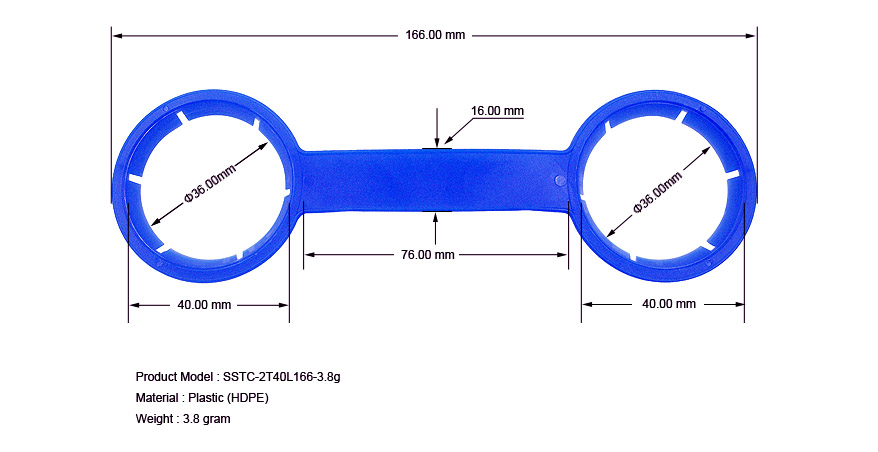 Plastic Bridge Lifting Handle