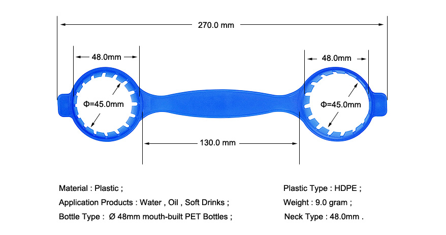 48mm Twin Pack Plastic Hanging Ring