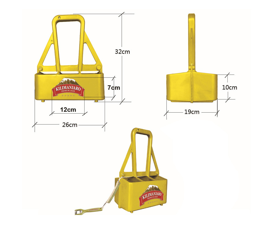 6 Pack Beer Bottle Caddy