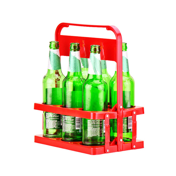 Foldable Plastic 6 Pack Beer Bottle Holder