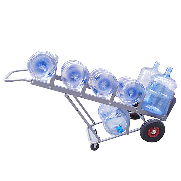 Foldable 4 Wheels 5 Gallon Bottled Water Transport Trolley