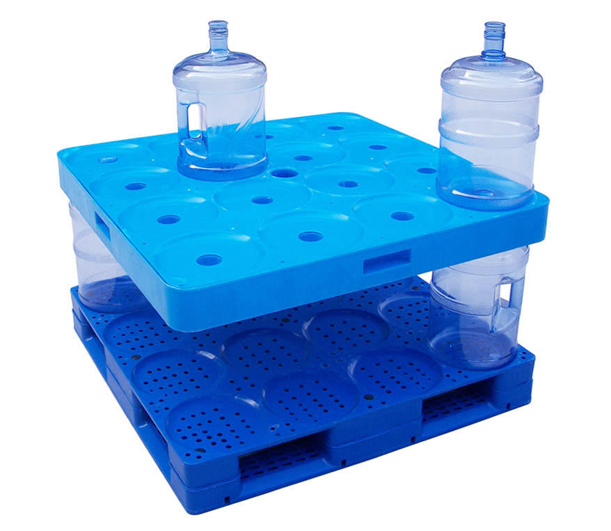 Stackable 5 Gallon Bottled Water Shipping Pallet