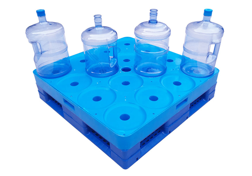 Stackable 5 Gallon Bottled Water Shipping Pallet