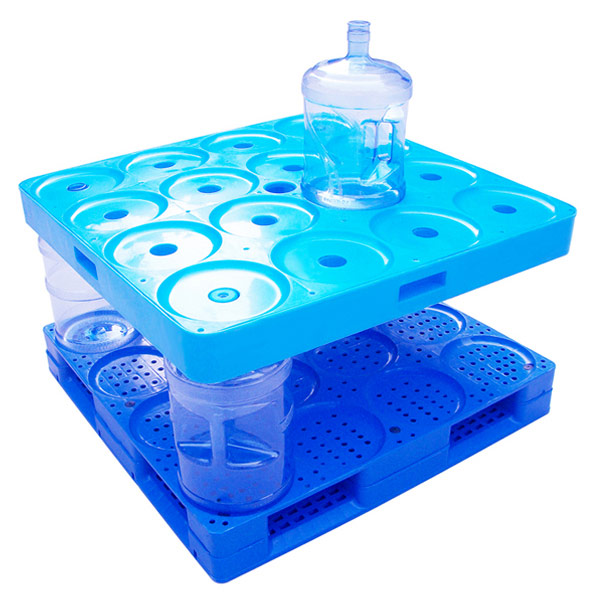 Stackable 5 Gallon Bottled Water Shipping Pallet