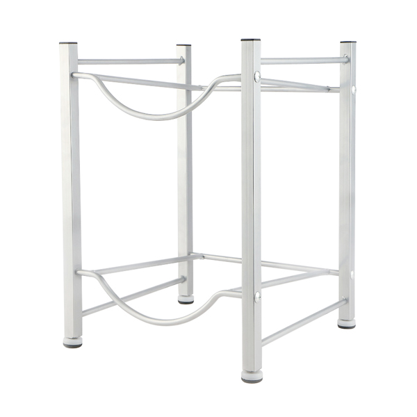 2 Tiered Steel 5 Gallon Water Bottle Storage Rack