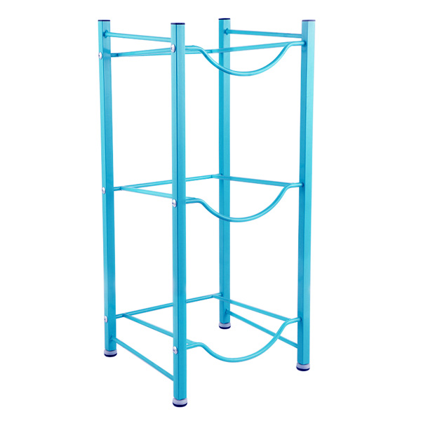 3 Tiered Steel 5 Gallon Water Bottle Storage Rack