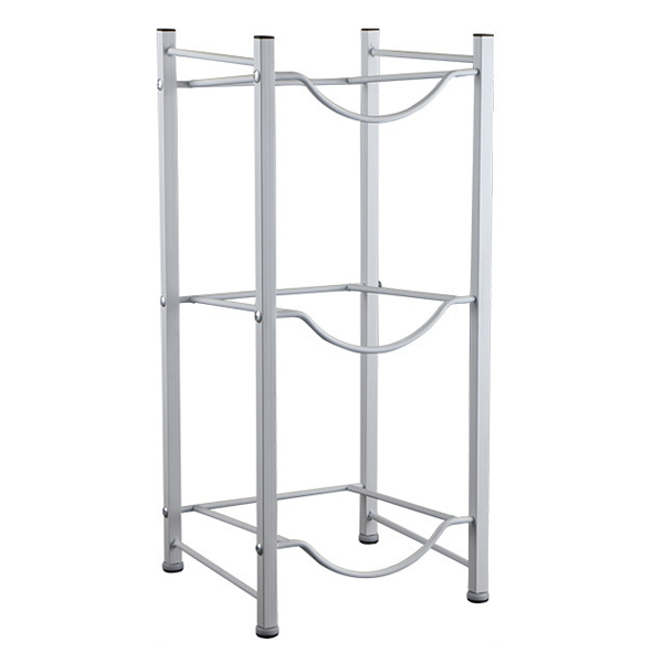 3 Tiered Steel 5 Gallon Water Bottle Storage Rack