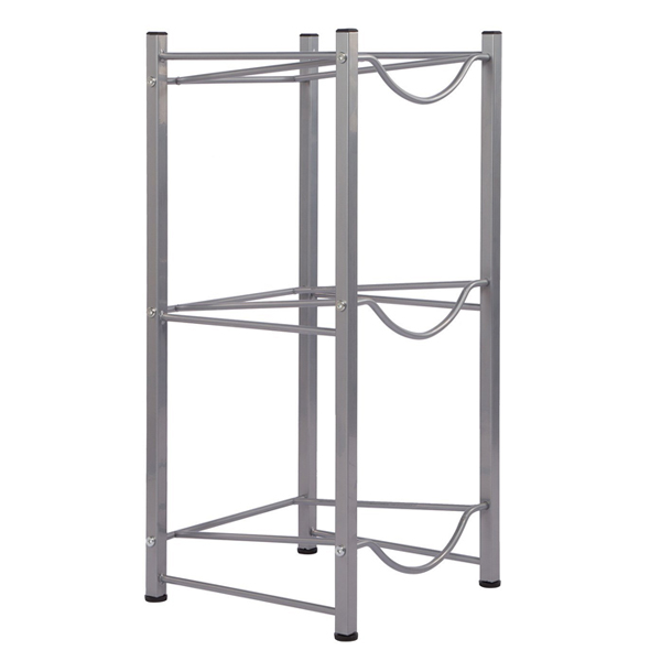 3 Tiered Steel 5 Gallon Water Bottle Storage Rack