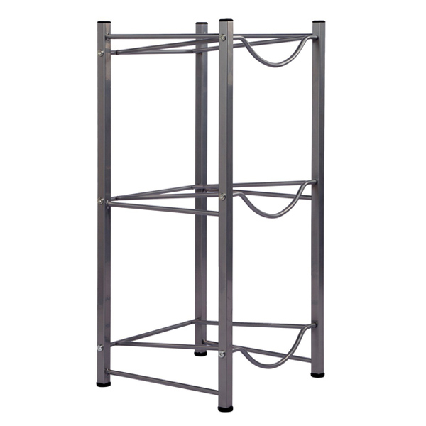 3 Tiered Steel 5 Gallon Water Bottle Storage Rack