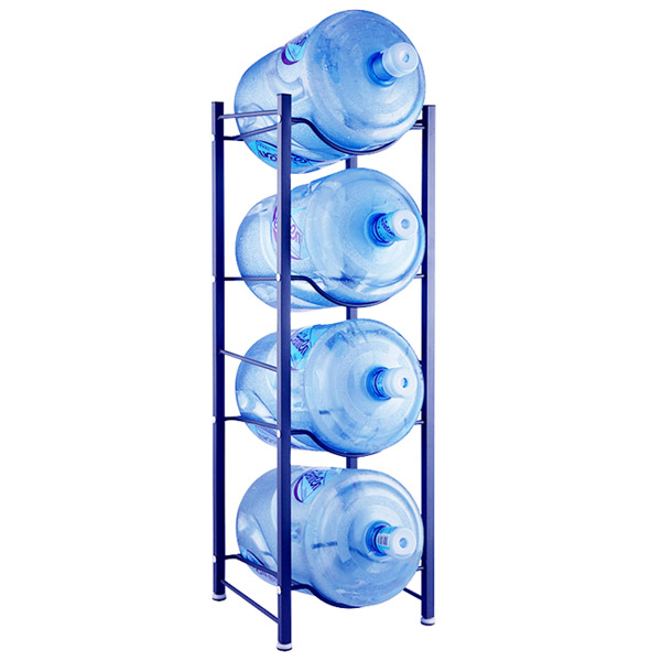 4 Tiered Steel 5 Gallon Water Bottle Storage Holder