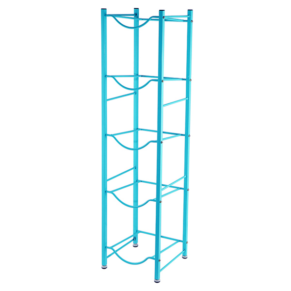 5 Tiered Steel 5 Gallon Water Bottle Storage Shelf