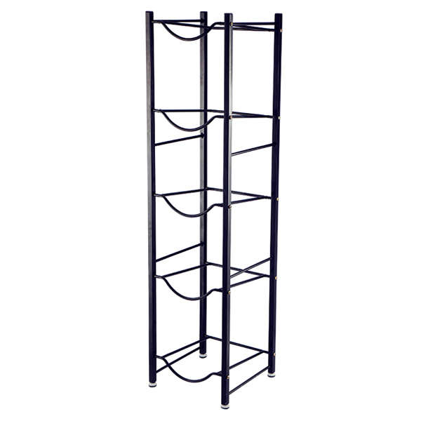 5 Tiered Steel 5 Gallon Water Bottle Storage Shelf