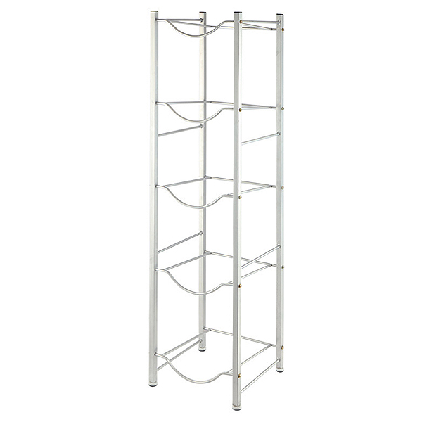 5 Tiered Steel 5 Gallon Water Bottle Storage Shelf