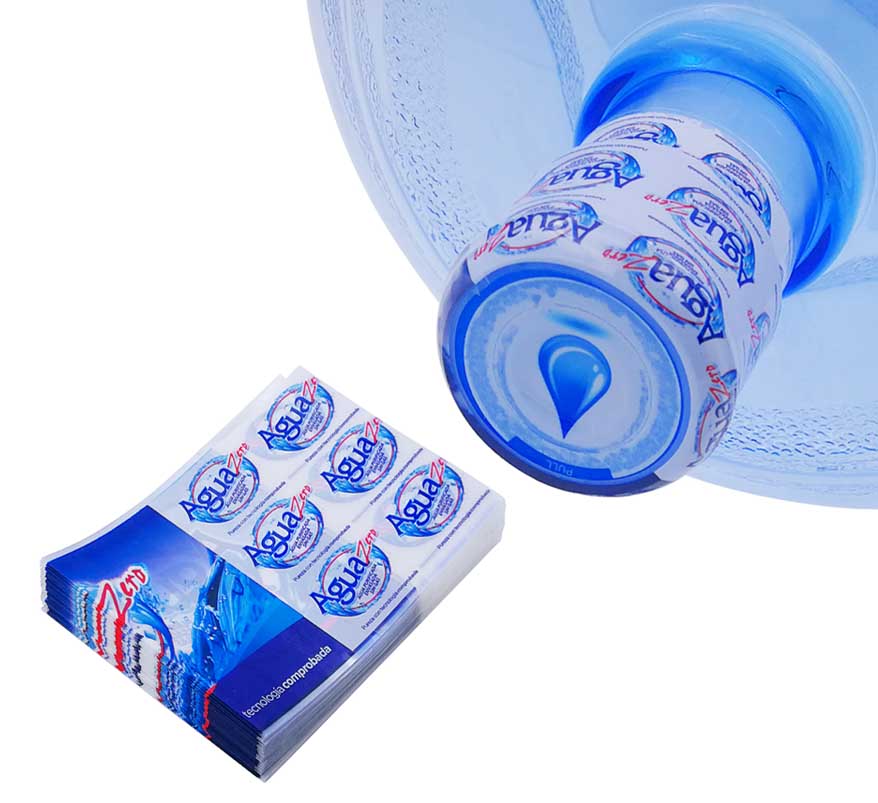 PVC Shrink Wrap Bottle Label 